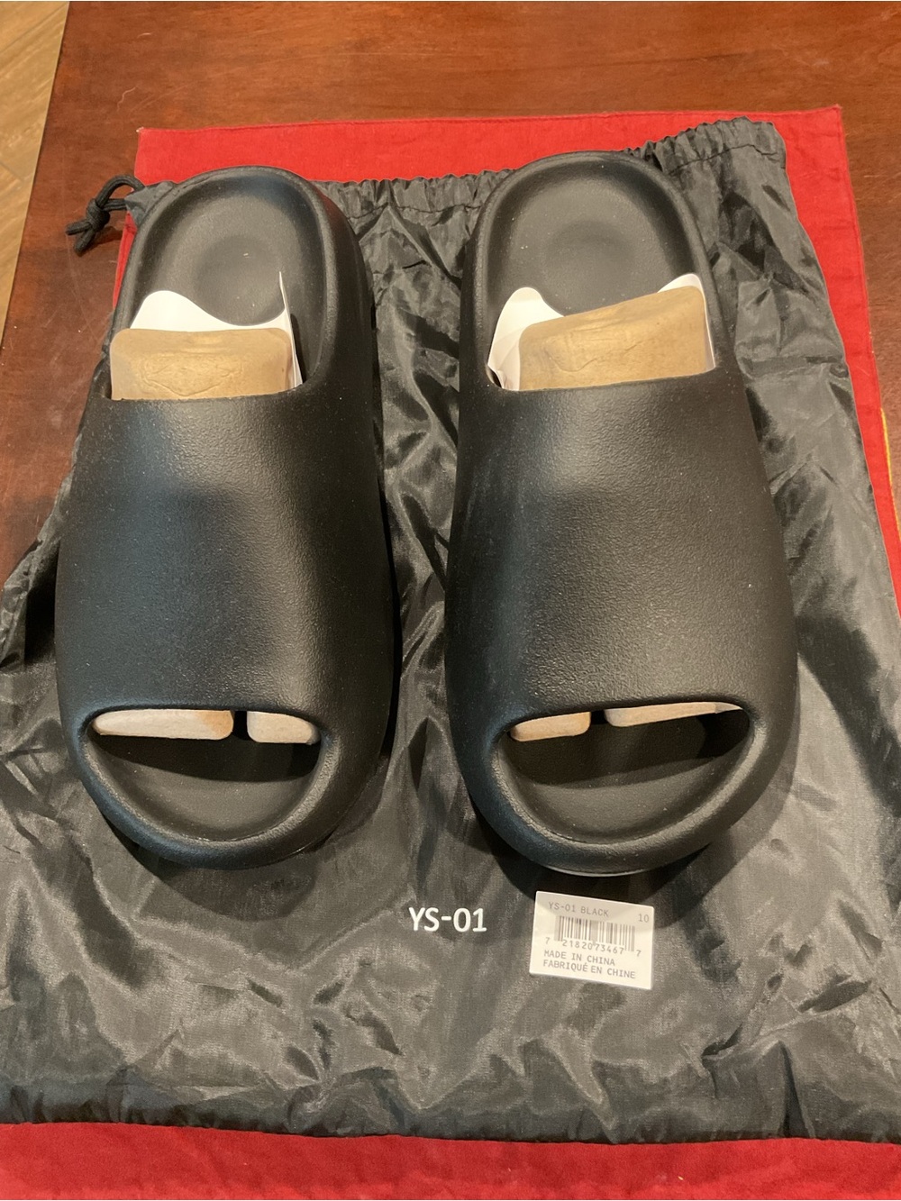 Yeezy Black Slide Sandals - Slip-On Open Toe Casual